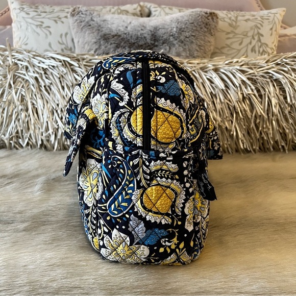 VERA BRADLEY Ellie Elephant 2012 Stroll Around Baby Diaper Bag Tote Blue Yellow - Picture 12 of 17